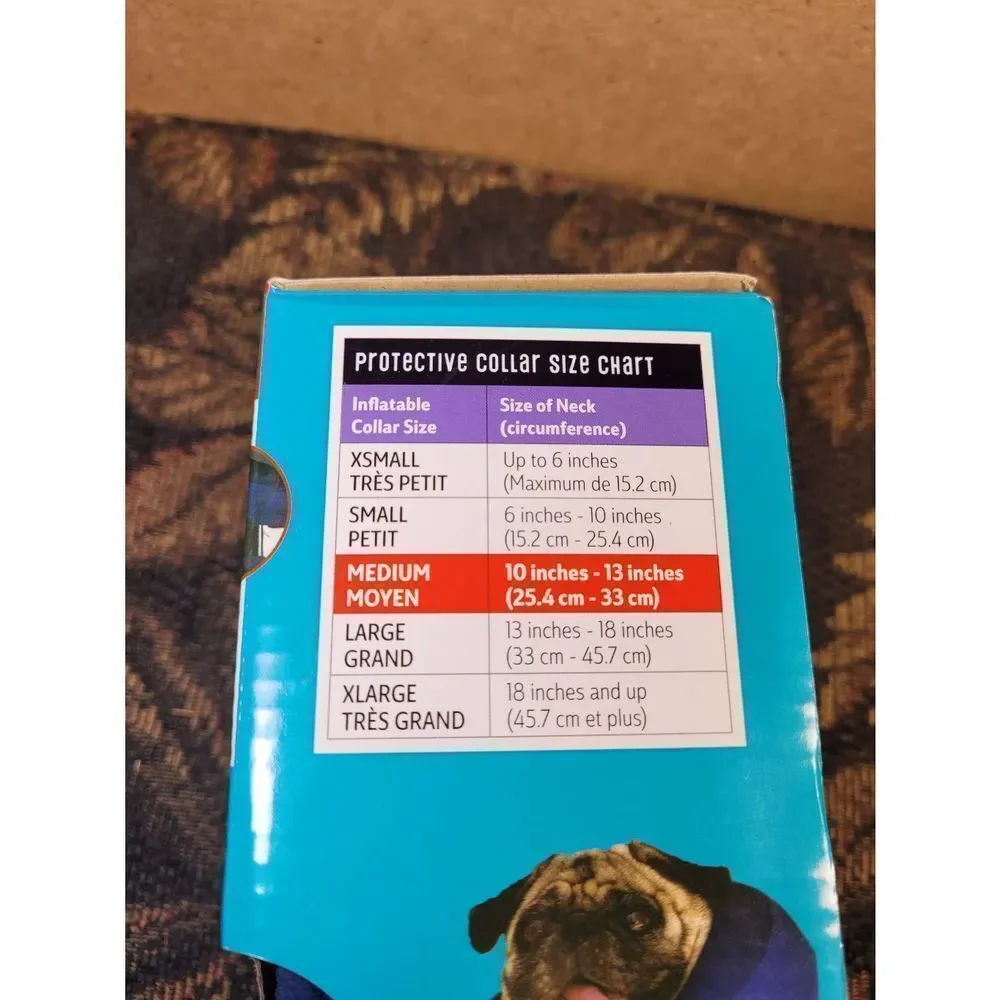 Calm Paws Behavior Support Premium Inflatable Protective Collar- Size Medium